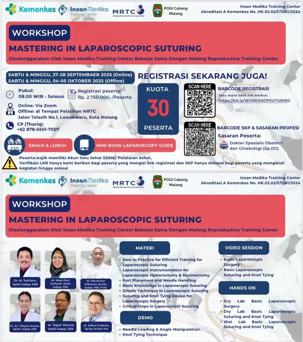 MASTERING IN LAPAROSCOPIC SUTURING
