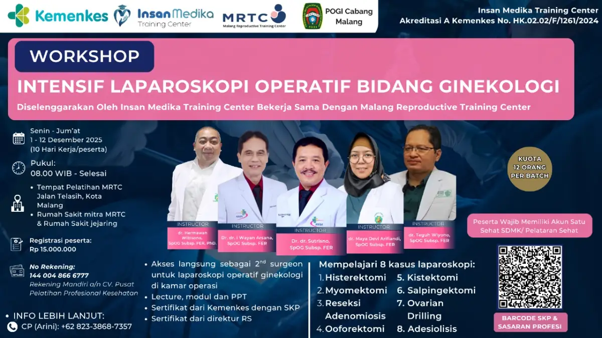 Intensif Laparoskopi Operatif Bidang Ginekologi