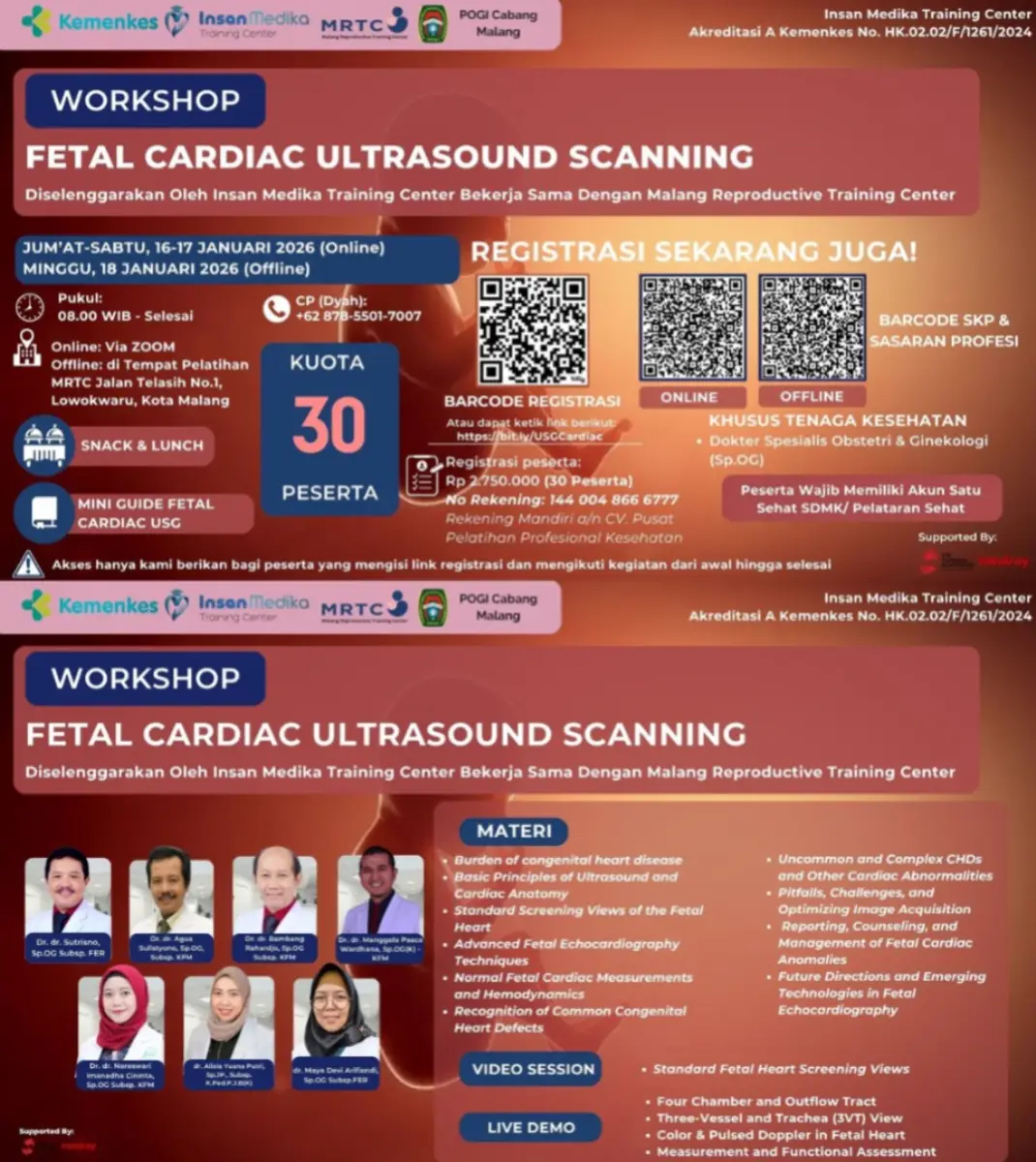 Fetal Cardiac Ultrasound Scanning.