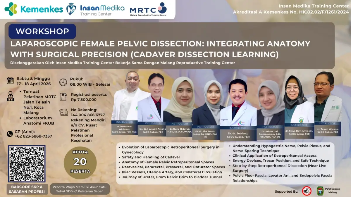 Laparoscopic Female Pelvic Dissection: Integrating Anatomy with Surgical Precision (Cadaver Dissection Learning)