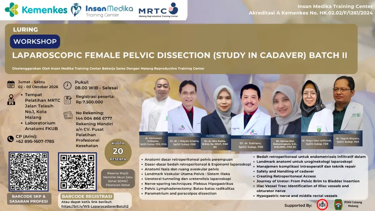 LAPAROSCOPIC FEMALE PELVIC DISSECTION (STUDY IN CADAVER) BATCH 2